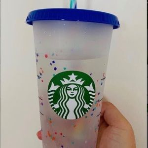 Confetti Starbuck’s Color Change Cup